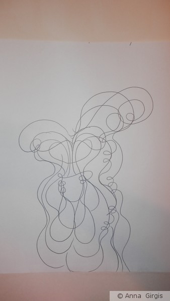 unfinished 1st layer drawing