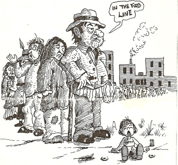 America Is Back, Social Commentary of the Homeless
