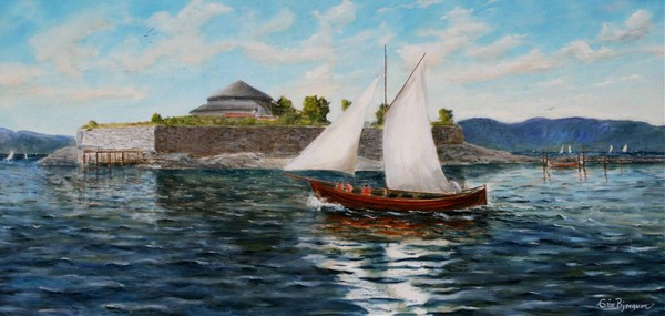 Sunday morning on Trondheimfjord