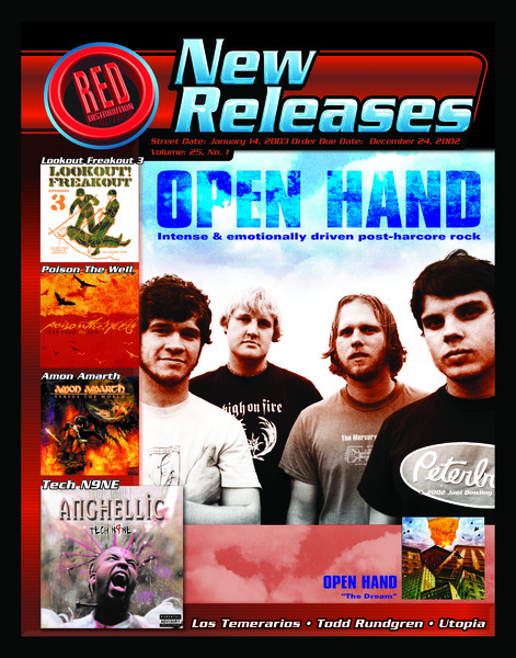 Red Distribution New Release Magazine cover