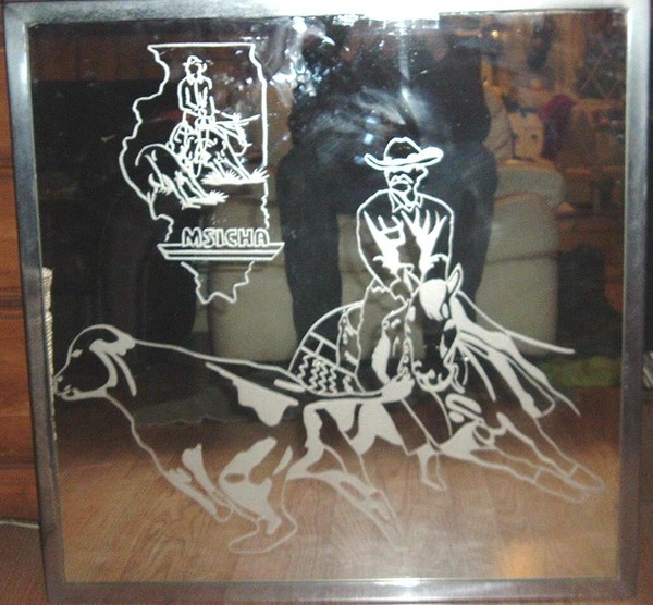 cutting horse mirror 9