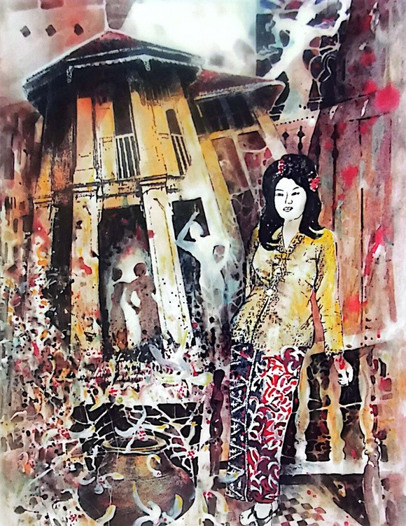 Kebaya Tradisional Malay Costume 