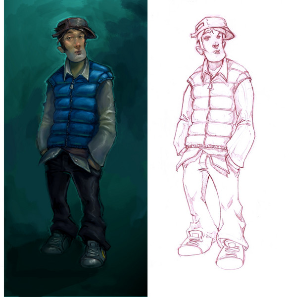 Character painting