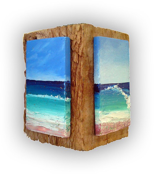 Wave Block Diptych 
