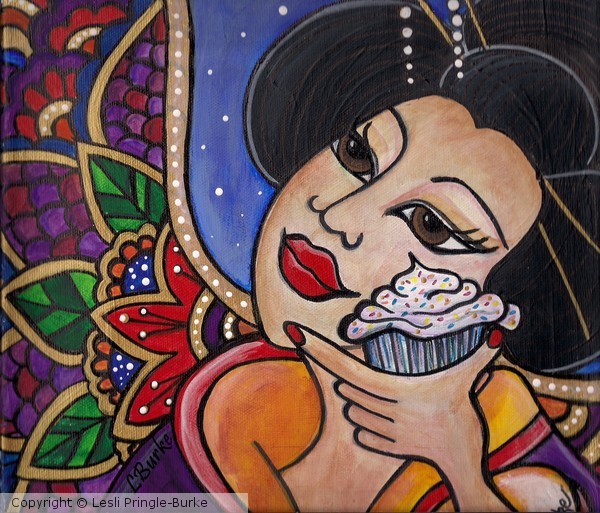 Kabuki Cupcake Angel