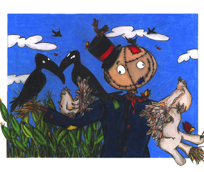 Funny scarecrow
