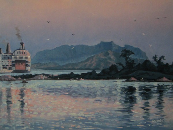 Last light on Tavolara(Sold)
