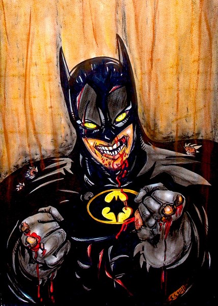 Beat-up Batman