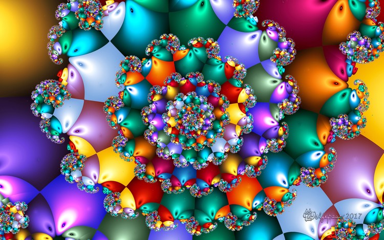 Rainbow Spiral Beads
