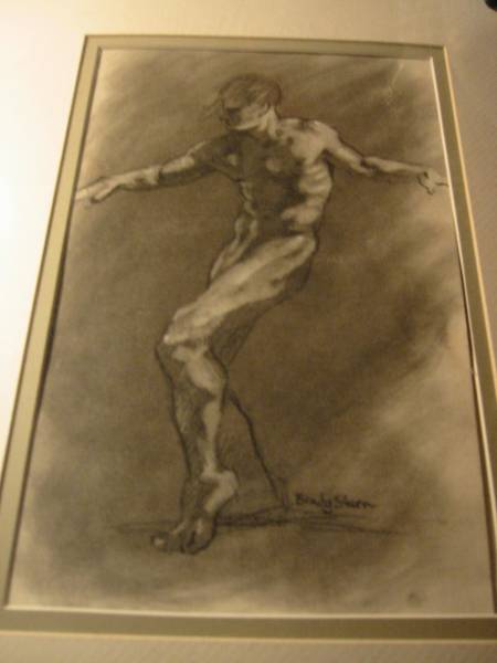 posing man