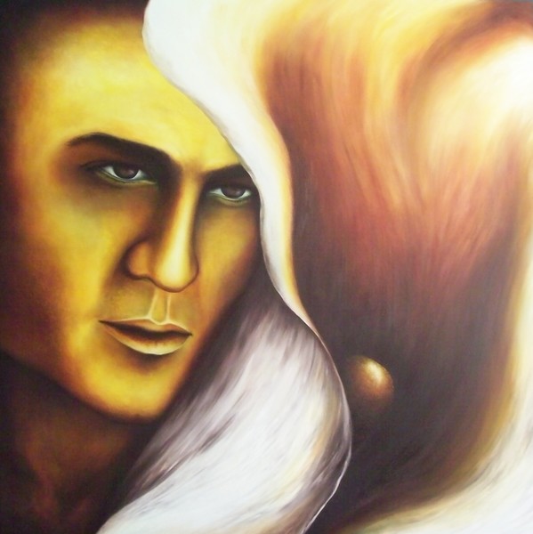 FASCINATING SEDUCTION          48x48 in.     Oil on Canvas Private Collection