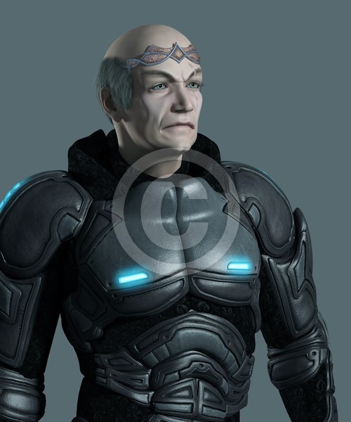 Space Marine Commander Portrait