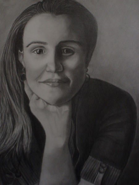 Drawn from a photo in a magazine