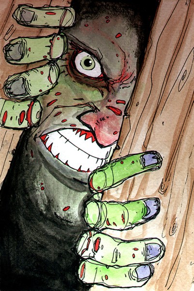 Zombie Breaking In