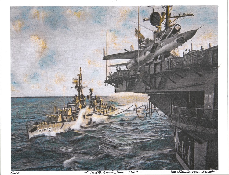 South China Sea 1965 DDR 838 Ranger CVA 61 