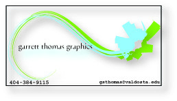 My Freelance business card