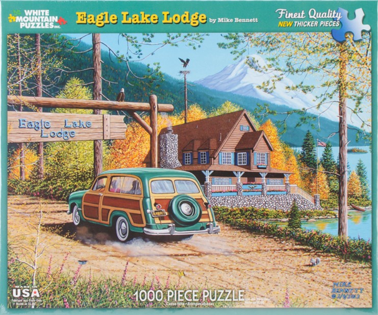 Eagle Lake Lodge Jigsaw Puzzle