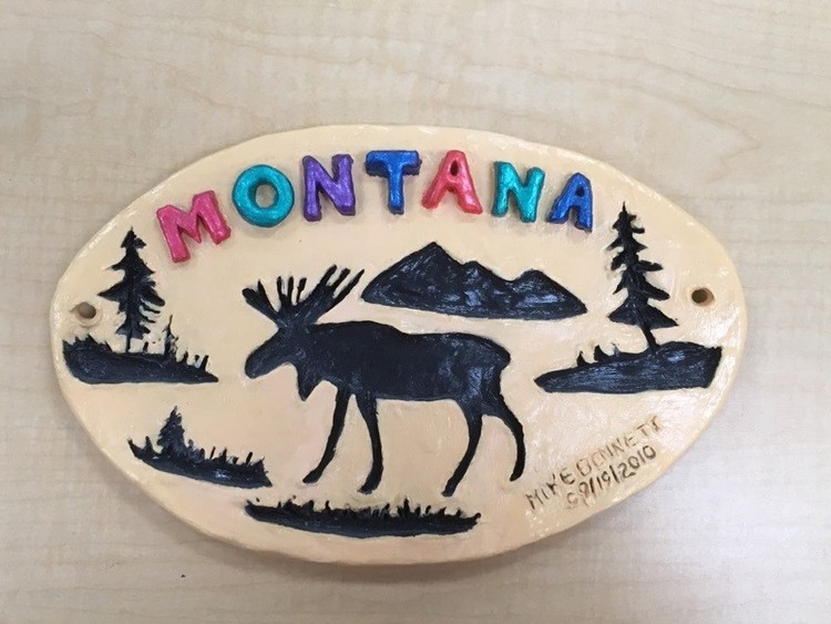 Montana Plaque Sculpture