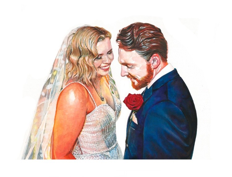 watercolour portrait