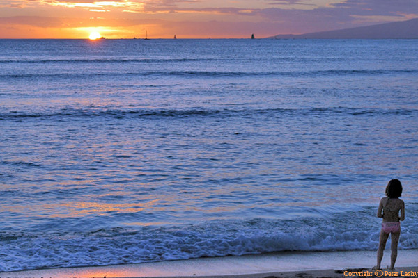 Little Girl Big Sunset