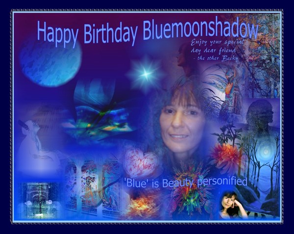 Happy Birthday Blue