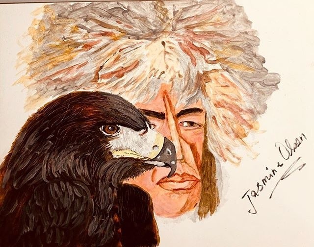 Golden Eagle and his Mongolian owner