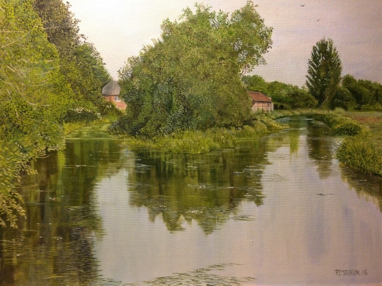 The River Itchen from five bridges rd