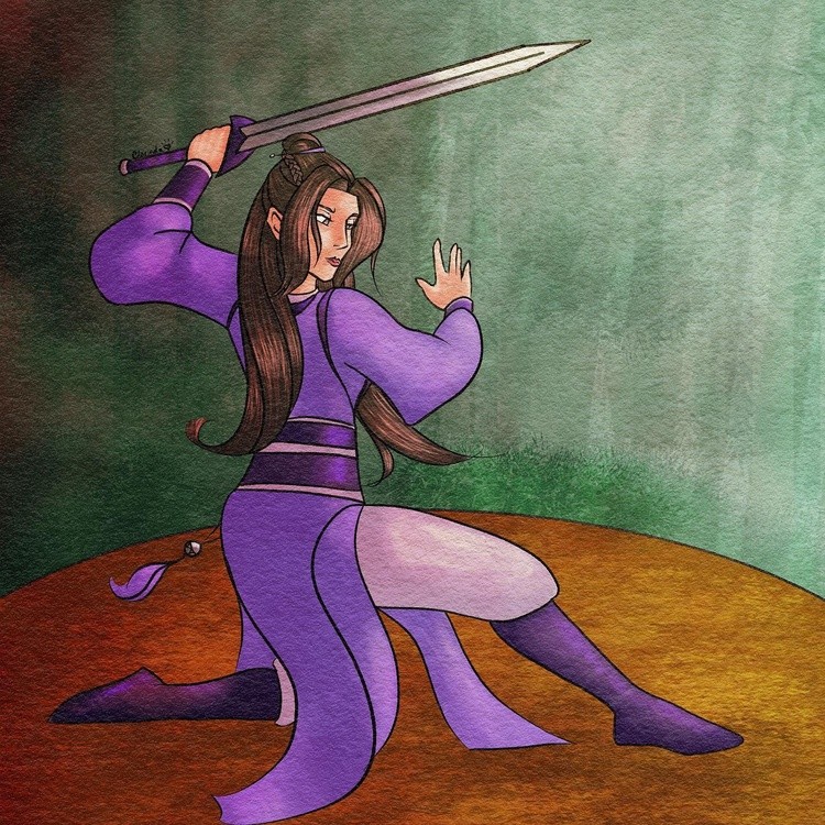 Second Lady Jiang inspired by Viper in the Grass on AO3 jiangcheng genderswap mdzs fanart digitalart