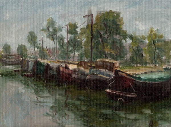 Boats in Rotterdam