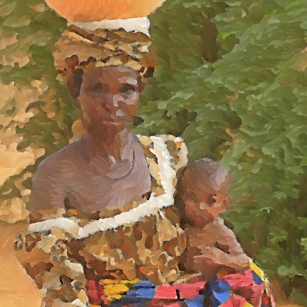 Back from Africa - Pastel.