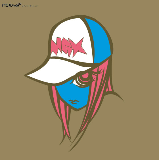blue cap