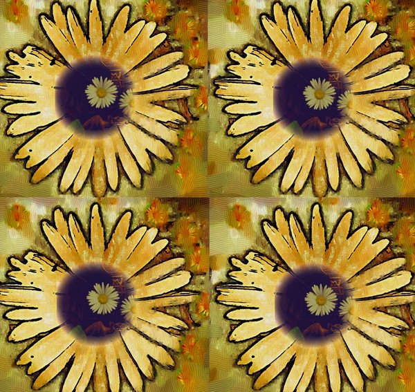 Popartscollage in colors