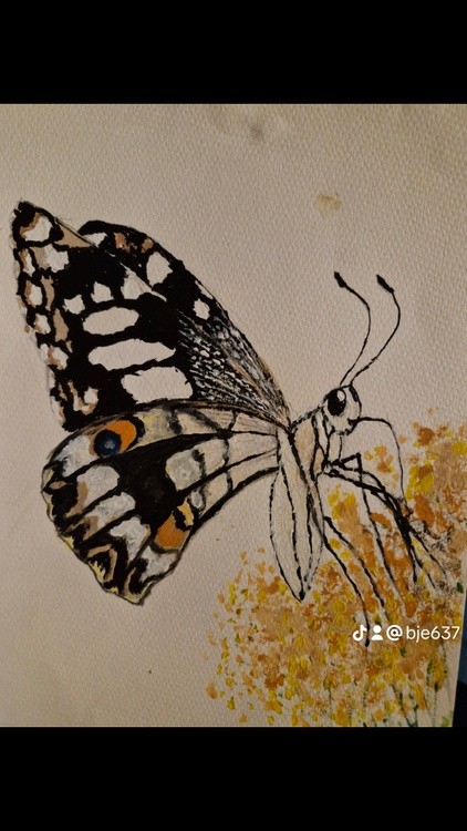 Butterfly kiss