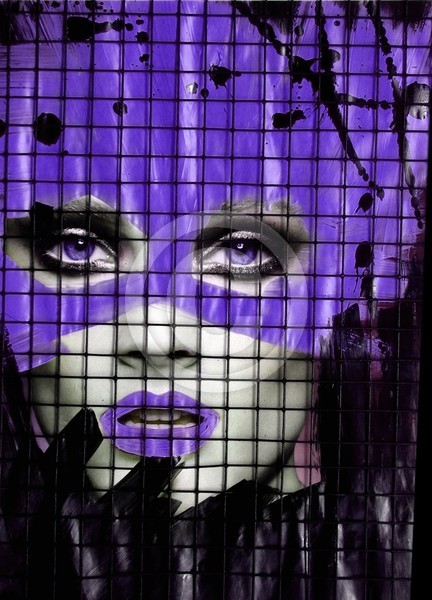 Purple mask girl
