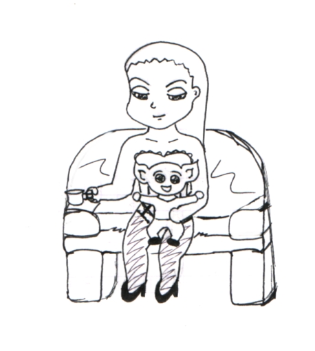 Lucius and his house-elf