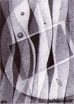 Study for a tribute to Wifredo Lam (ACEO)