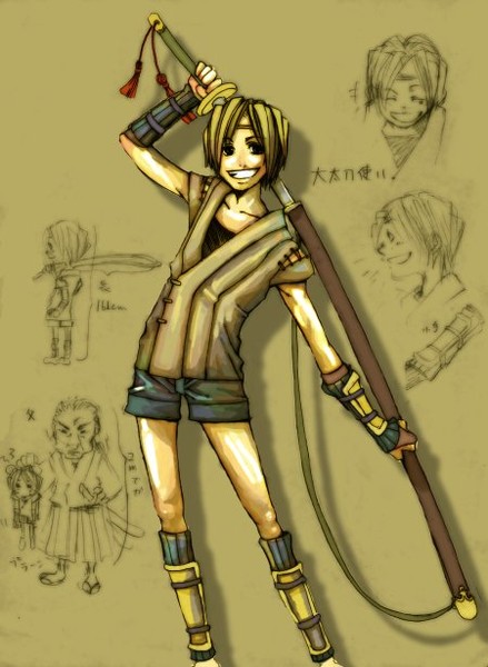 the long sord user,little samurai Mio Ohmi