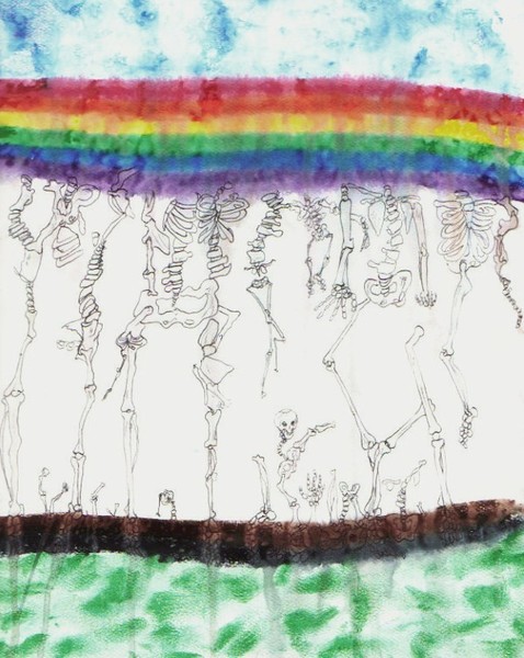 skeleton rainbow