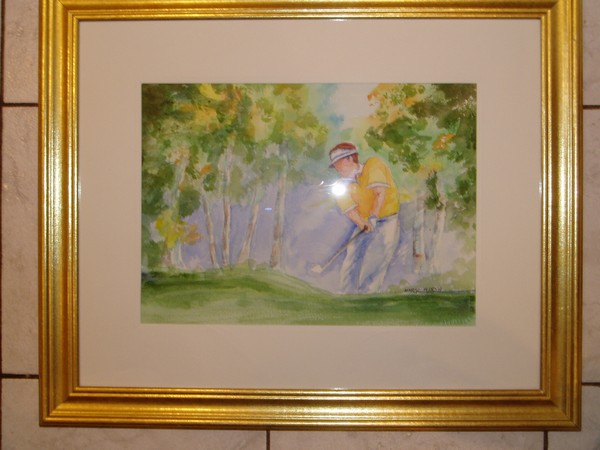 marc's golf painting