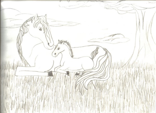 My Mother & Me (uncolored)