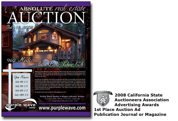 Purple Wave Real Estate Ad