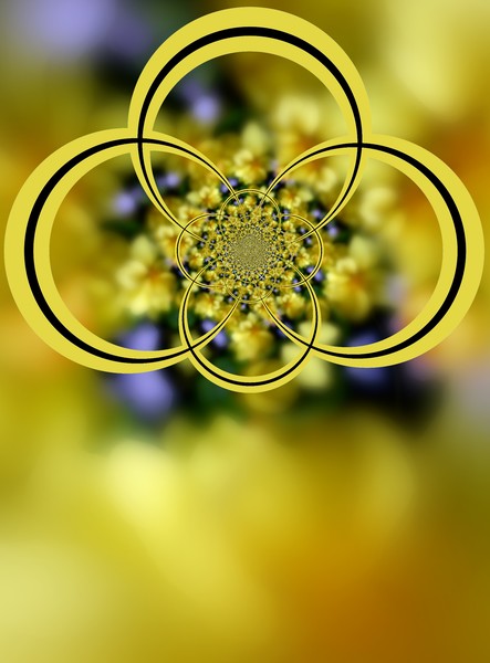 Floral Jewels Abstract (One)