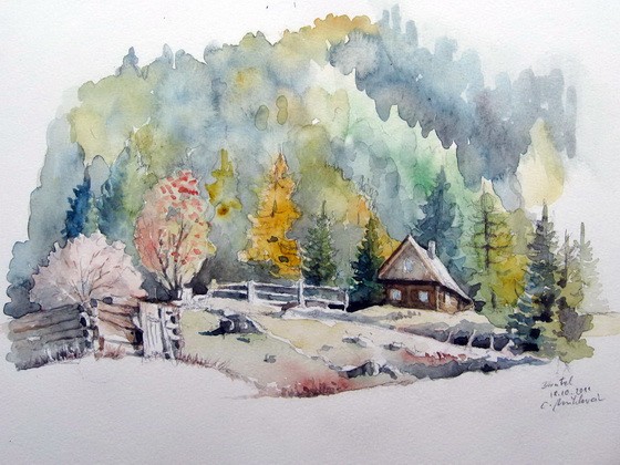 Its Fall in the mountains 