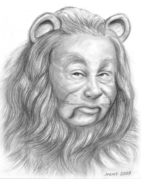 Burt Lahr as the Cowardly Lion (Wizard of Oz)