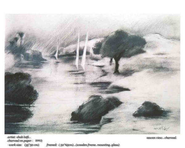aswan view charcoal