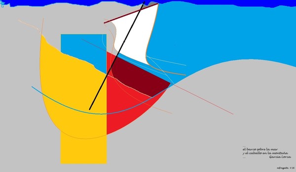 el barco sobre la mar