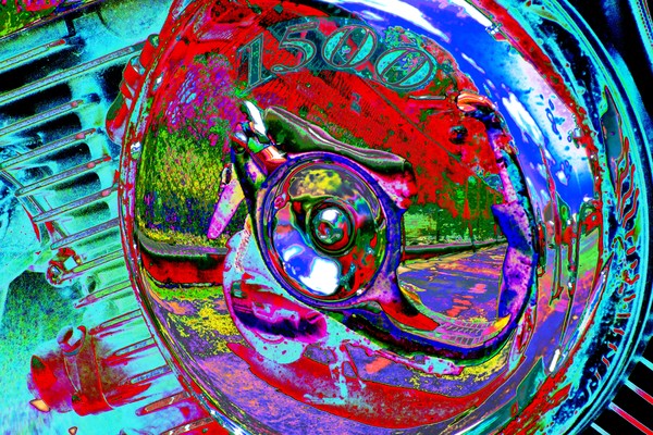 Psychedelic Nervy Vespa