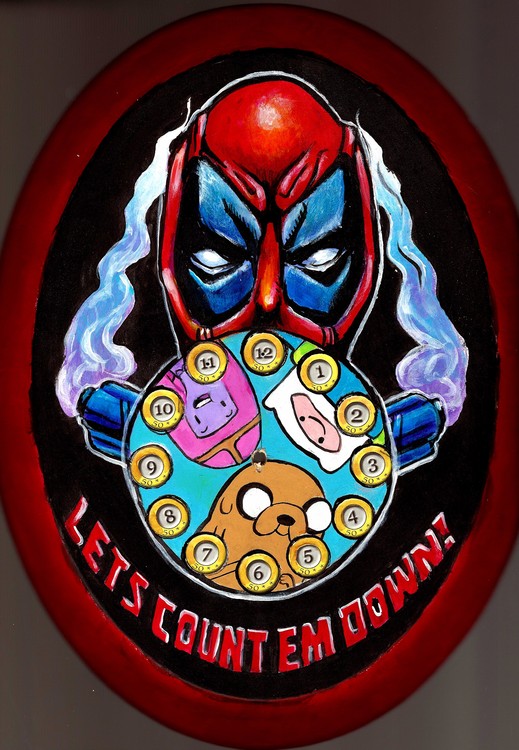 Deadpool Clock