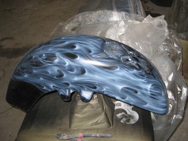 police fire bike im working on
