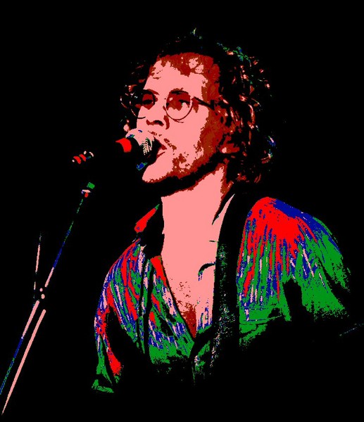 Warren Zevon/ computer/photo